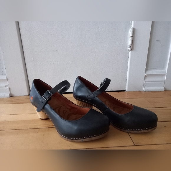 The Art Company shoes with wooden heels, size 39 (EU), black - Picture 7 of 8